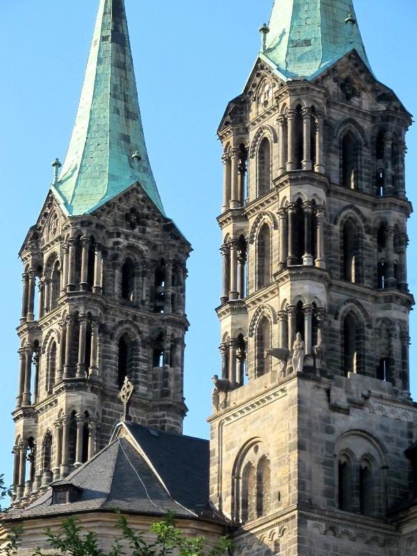 Бамберг: собор св.Петра и Георгия (западные башни)