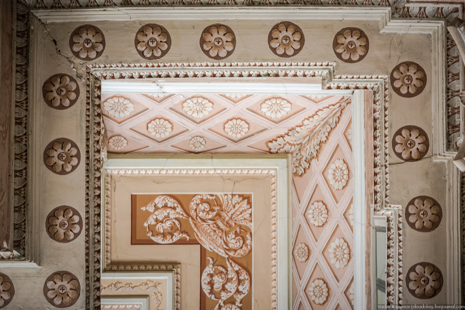 Усадьба Знаменское-Садки, интерьеры главного дома, Москва