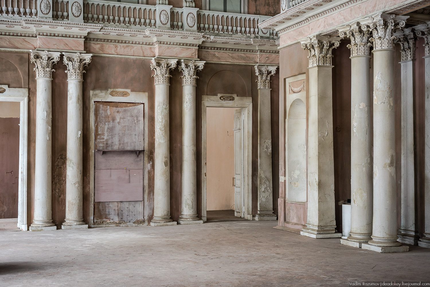 Усадьба Знаменское-Садки, интерьеры главного дома, Москва