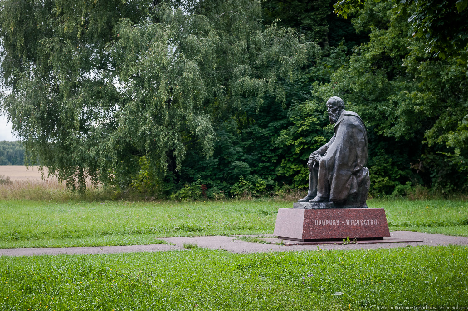 усадьба Даровое, Зарайский район, Ф.М. Достоевский