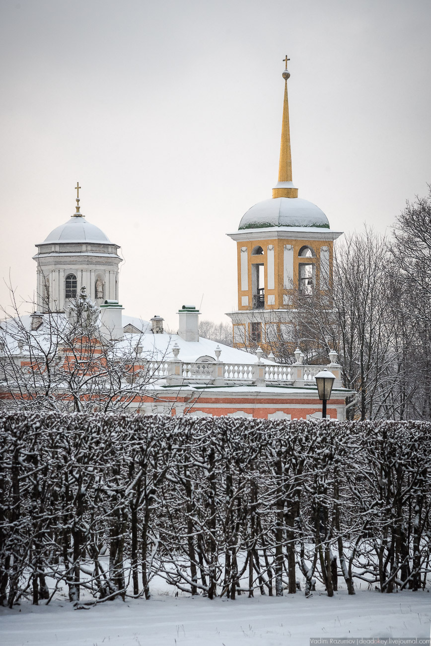 Усадьба Кусково зимой, 2018 год