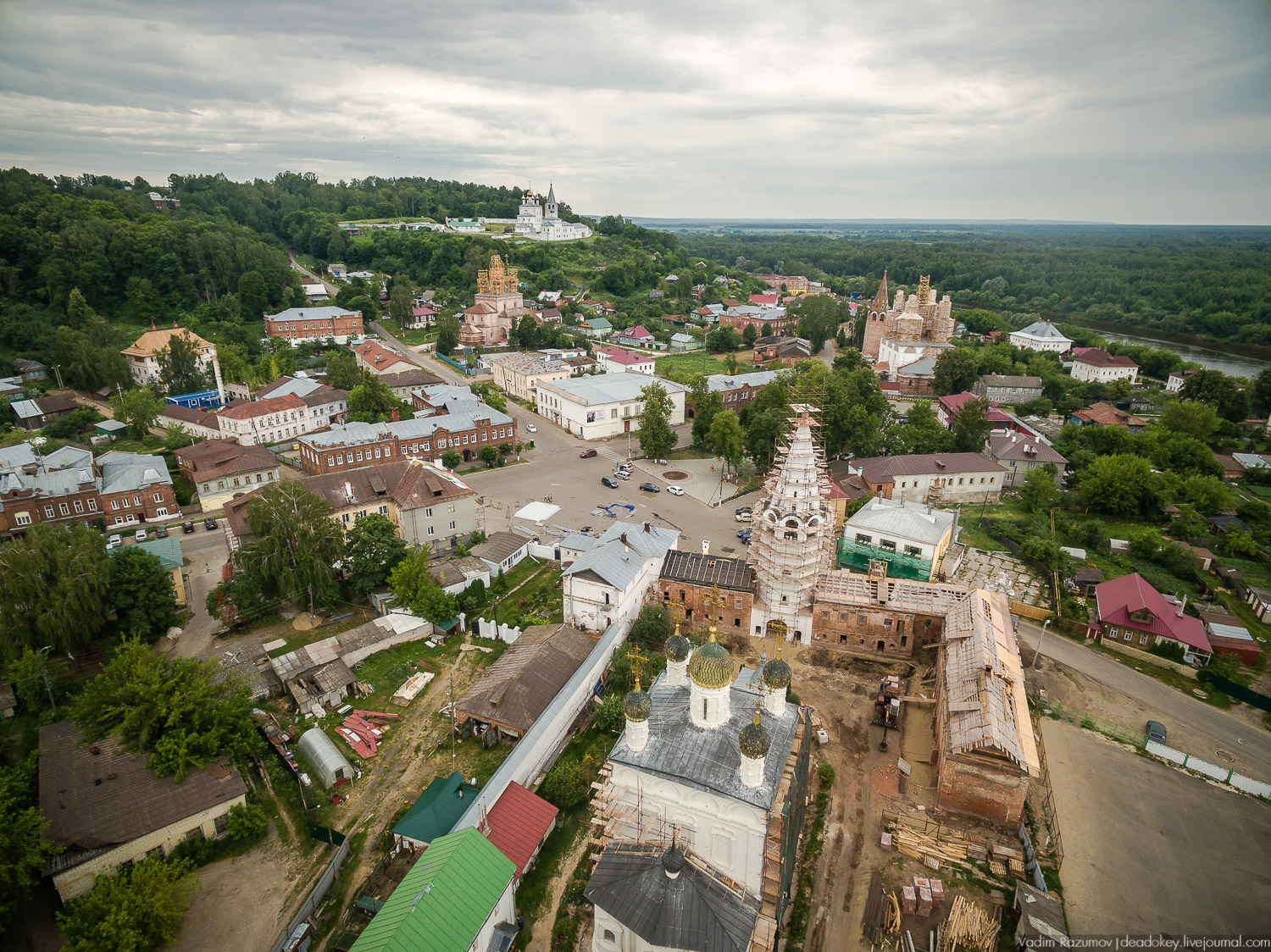 Гороховец с дрона