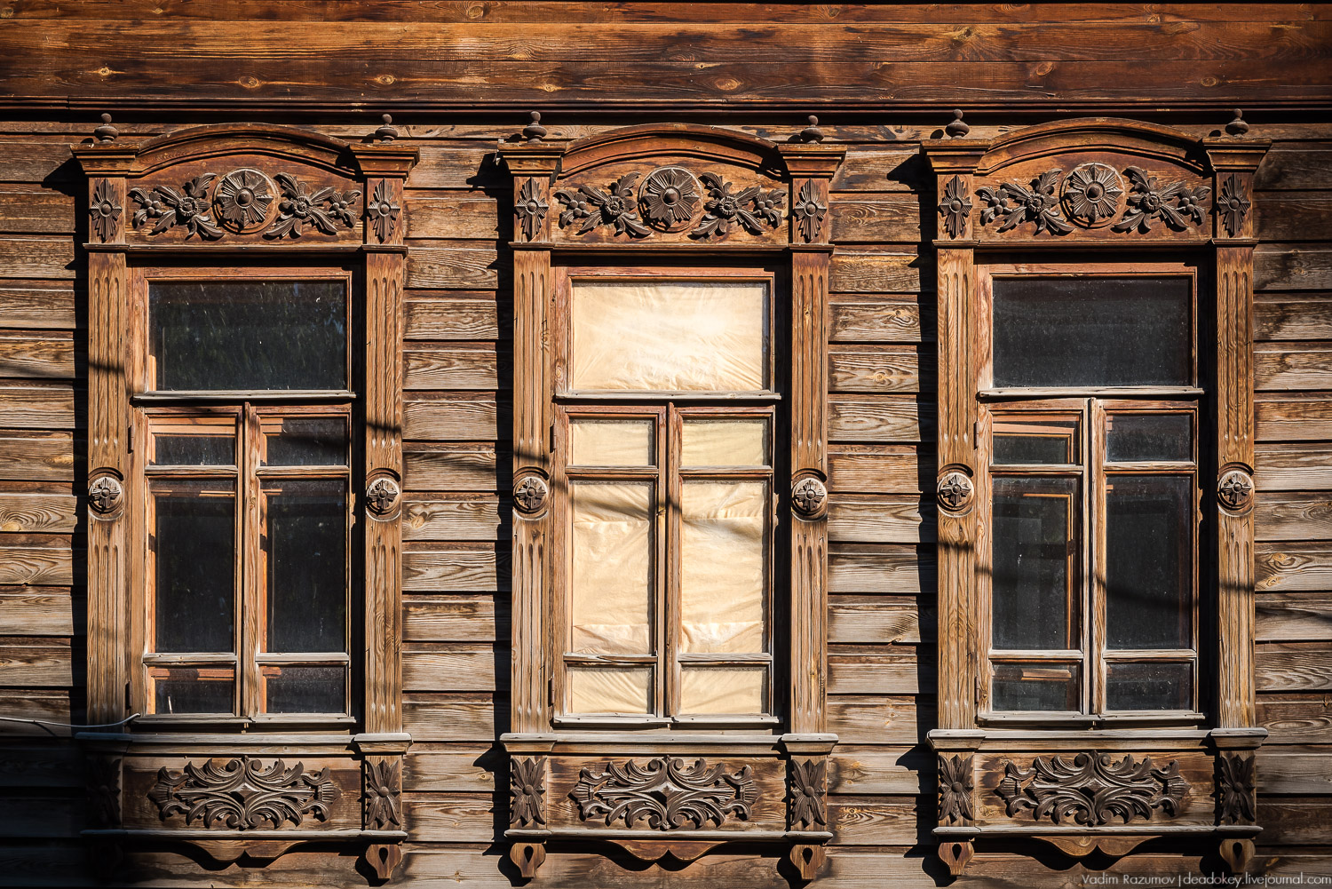 Усадьбы и наличники Тюмени