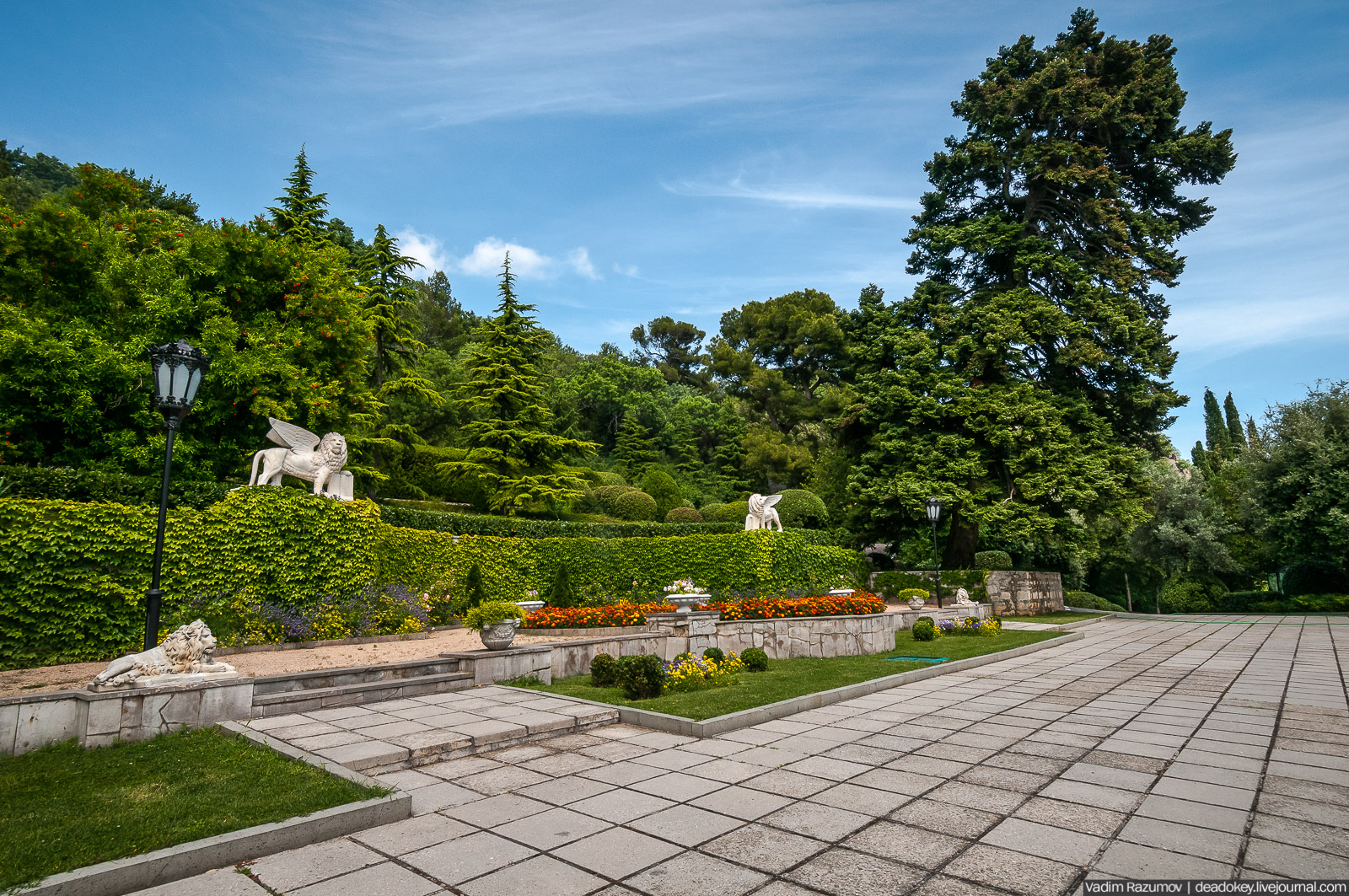 Юсуповский дворец, Крым, львы