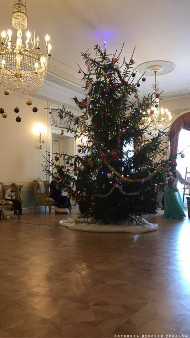 С Новым 2017 годом! Летопись Русской Усадьбы. Поздравление от усадеб. Усадебнаяелка2017