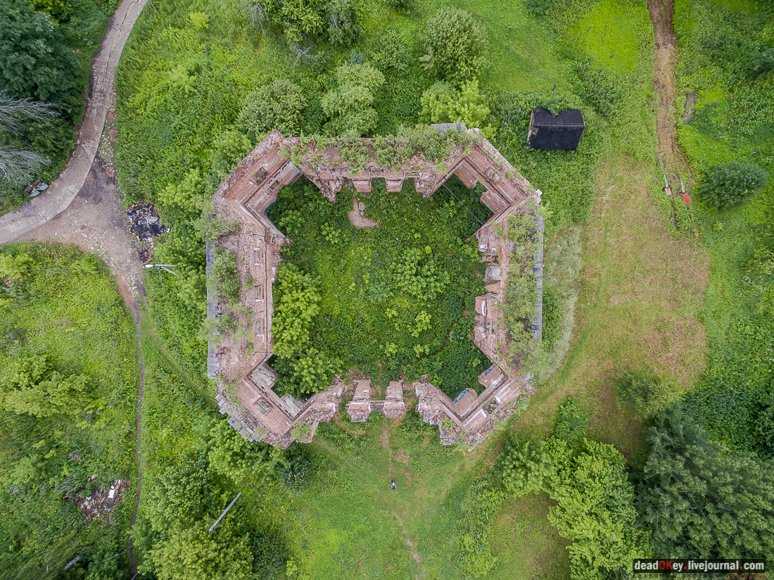 усадьба Петровское-Алабино с квадрокоптера