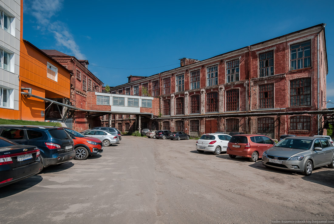 Шерстоткацкая и шелкоткацкая платочно-набивная фабрика братьев Кудиных, Московская обл., Павловский Посад, мкр. Городок.