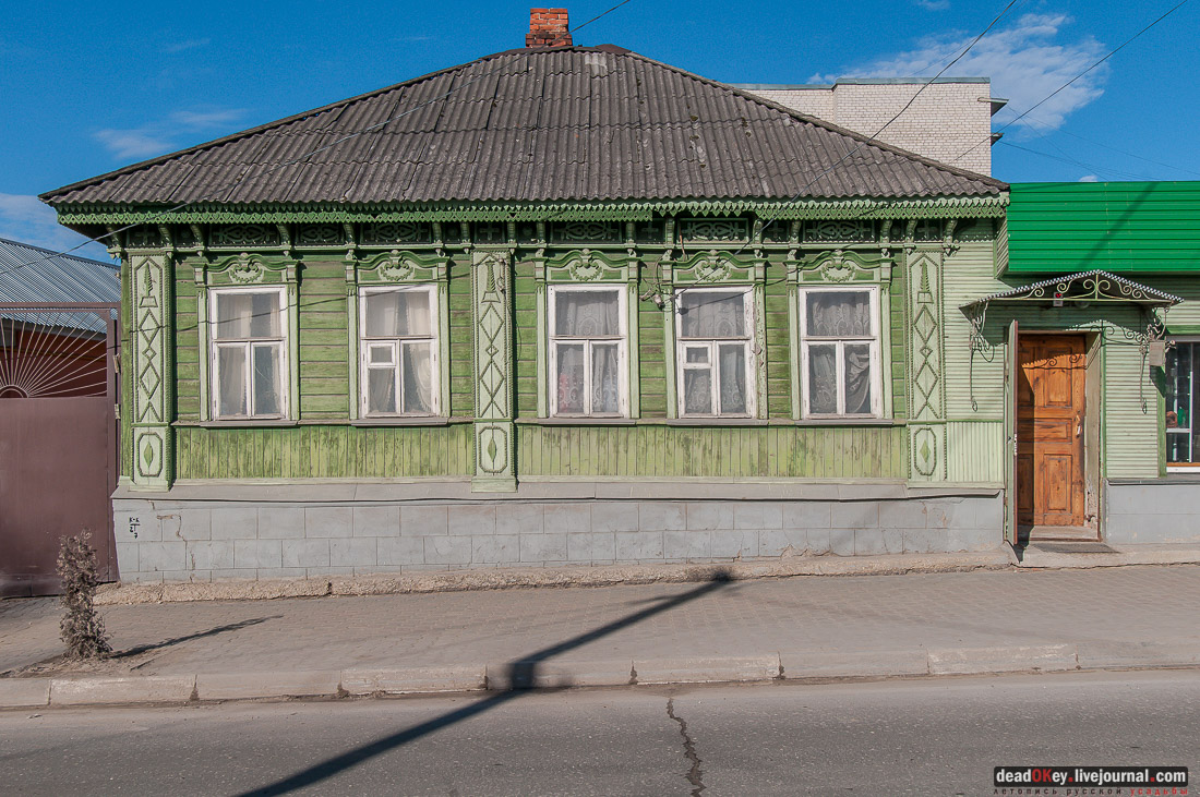 деревянные наличники Ельца, елецкий деревянный наличник