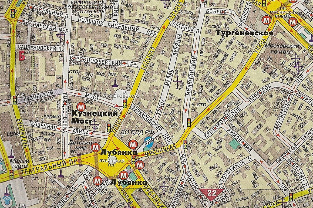 усадьба, палаты Пожарского, дом Ростопчиных и Денисова Орлова, ул. Большая Лубянка д.14