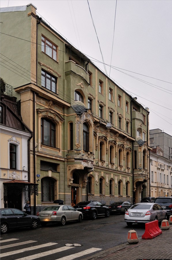 Особняк Н. А. Терентьева, Петровский переулок, д.8, архитектор И. А. Иванов-Шиц