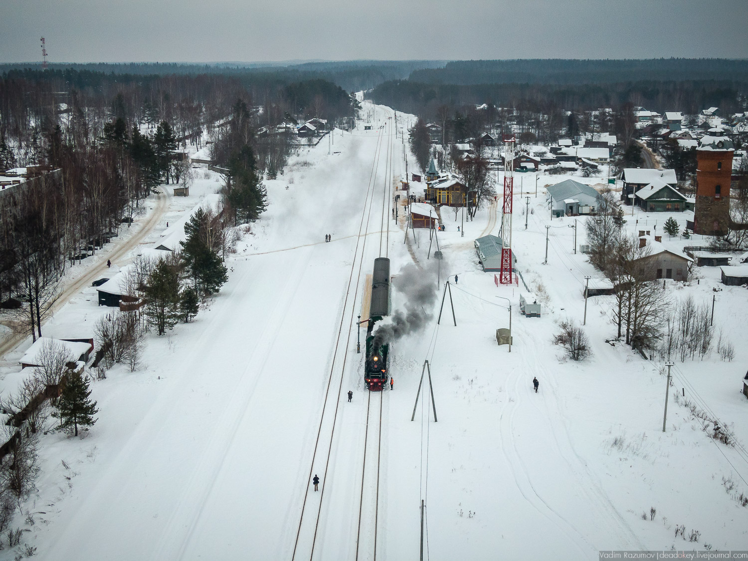 Паровоз Бологое - Осташков