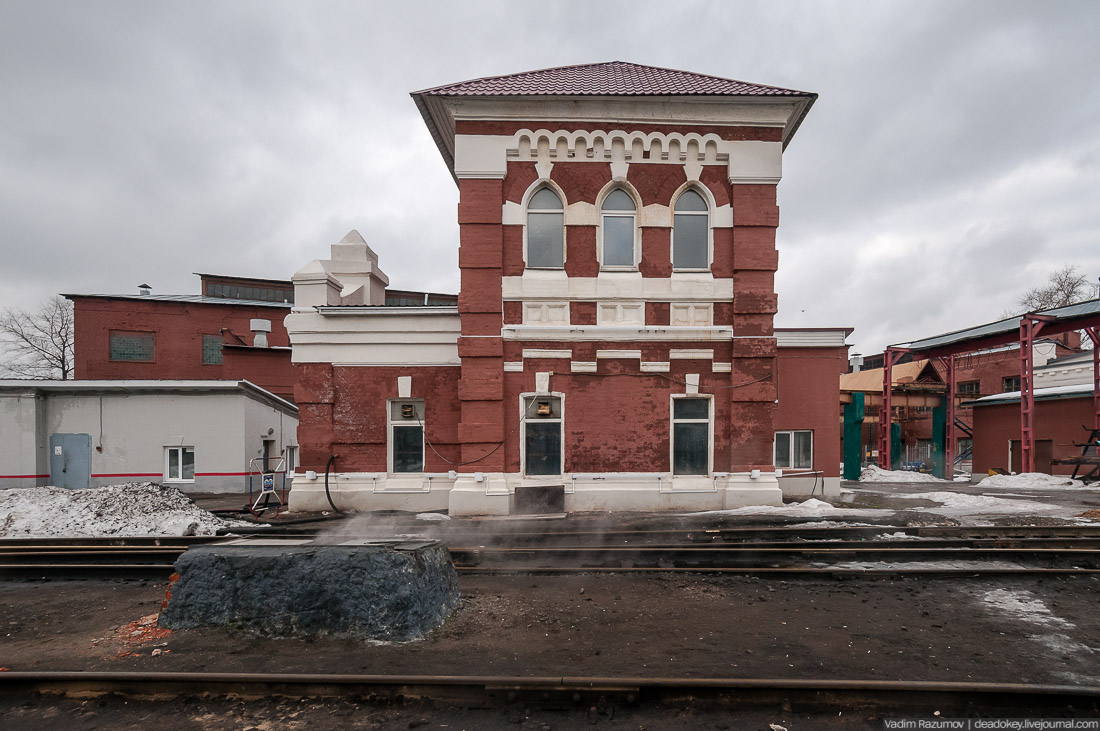МКЖД. Возвращение истории. Паровозное депо Лихоборы.