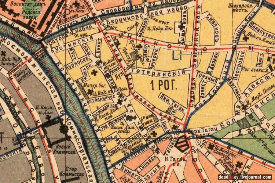 усадьба Т.И. Тутолмина, Москва, улица Гончарная д.12