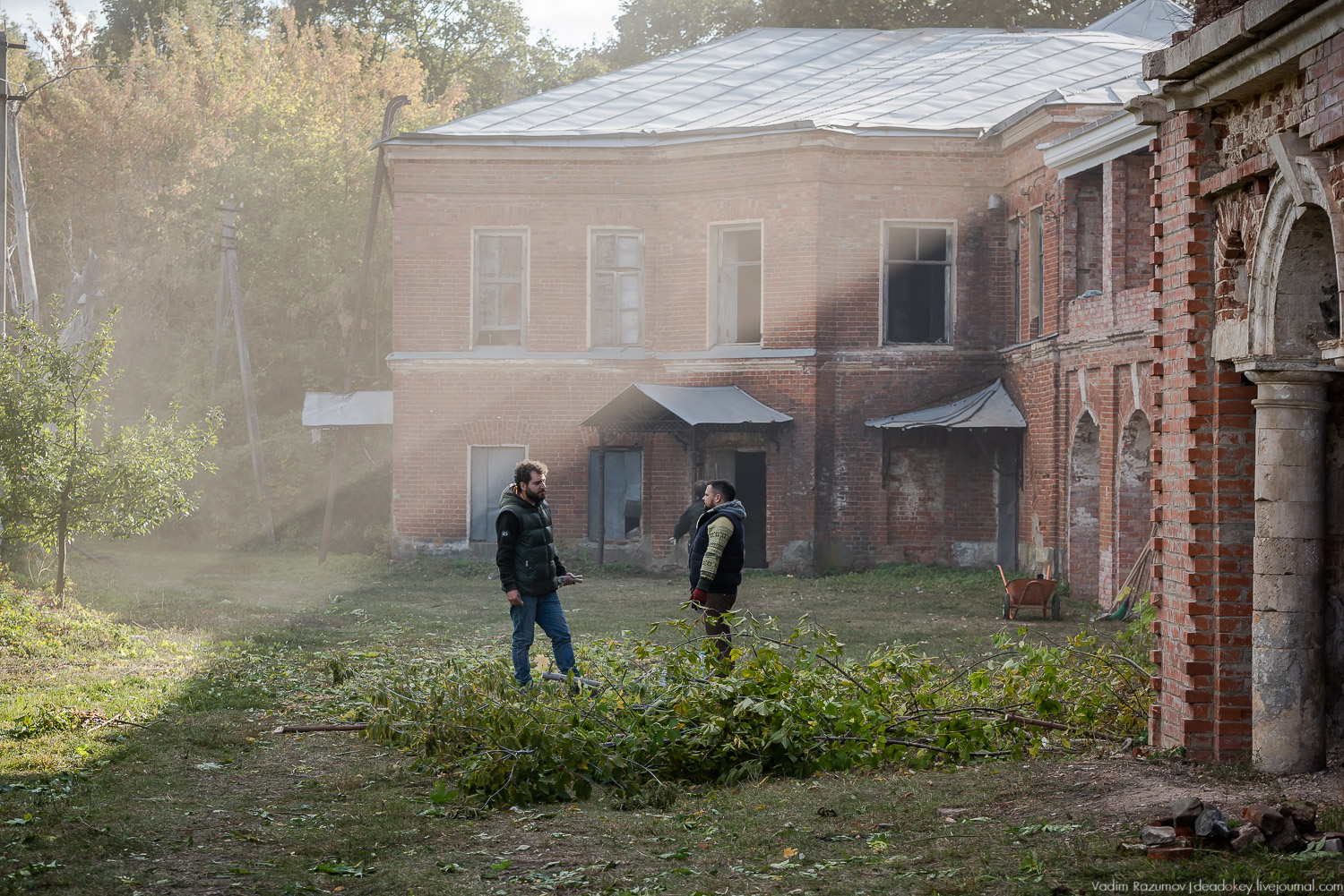 усадьба Полибино, Липецкая область, Усадебные волонтеры 21 сентября 2019 года