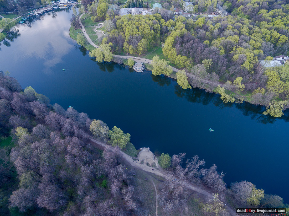 усадьба Кузьминки с квадрокоптера