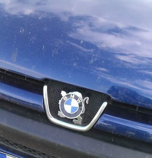 BMW бывает же, прикол, странности, хрень