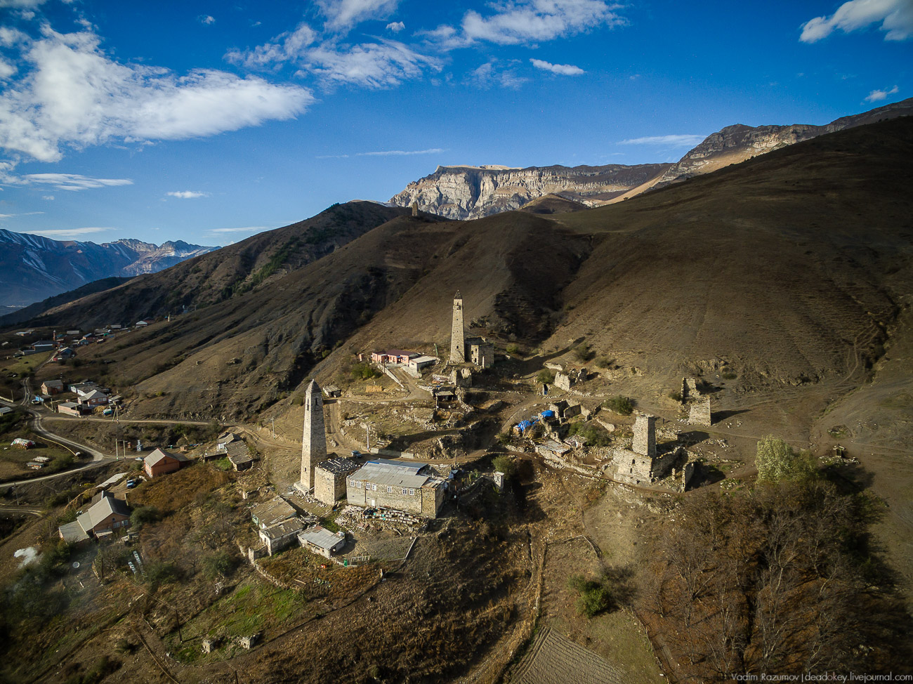 Башенный комплекс Ляжги, Ингушетия, Джейрахский район, сельское поселение Ляжги.