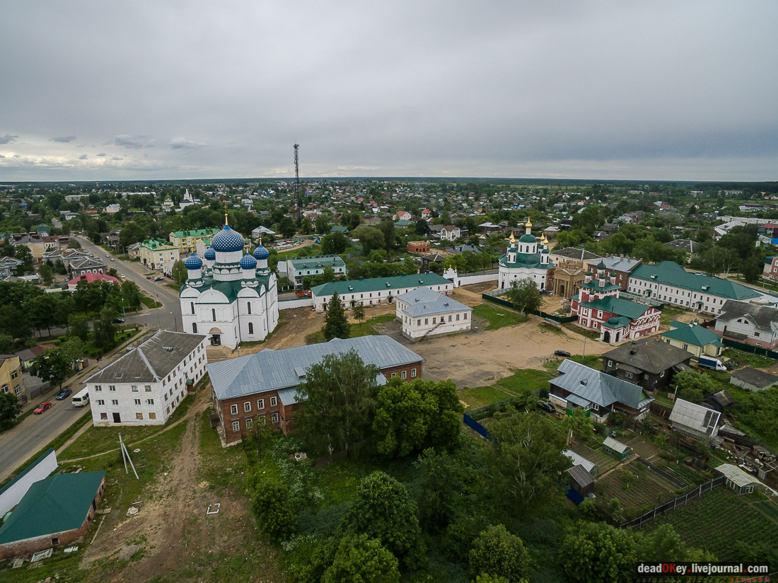монастыри Углича с квадрокоптера