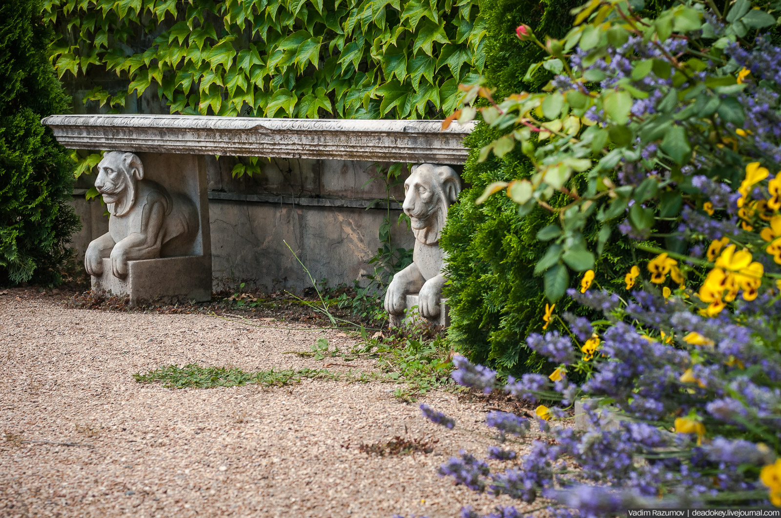 Юсуповский дворец, Крым, львы