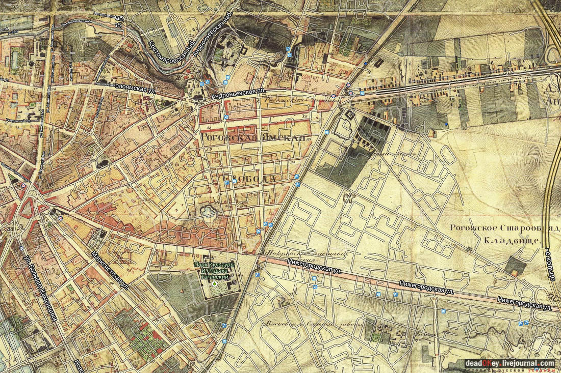 улица Школьная (1-я Рогожская улица), г. Москва, Рогожская слобода