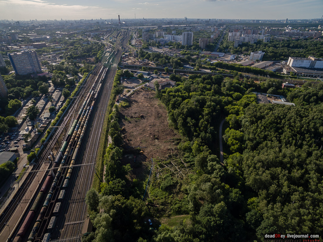 усадьба Кусково с квадрокоптера