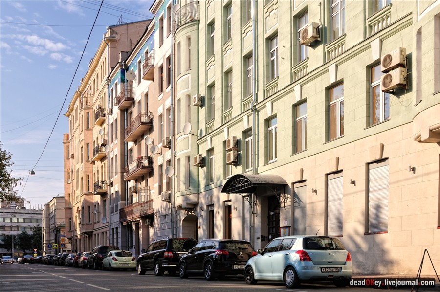 Доходный дом П.П. Зайченко (П.С. Эйбушитц), 1910, архитектор Н.И. Жерехов, ул. Спиридоновка, 36, корп. 3