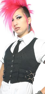 Lip Service Gangsta Pranksta Snap Front Vest