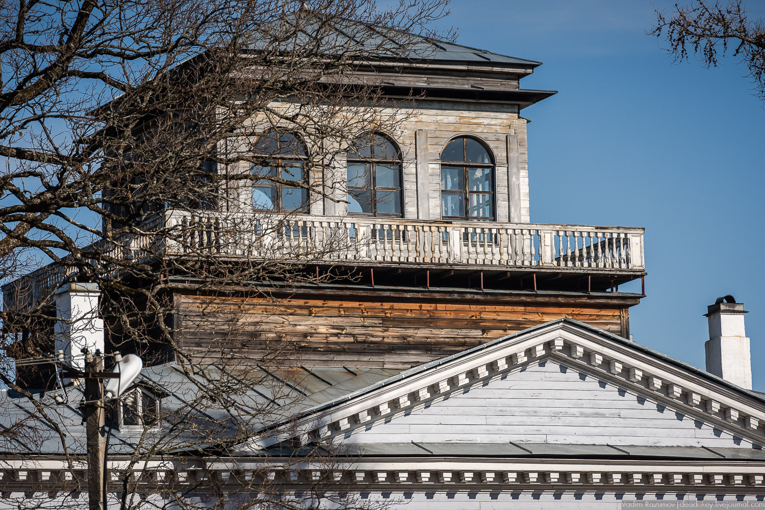 усадьба Рождествено с дрона, Ленинградская область