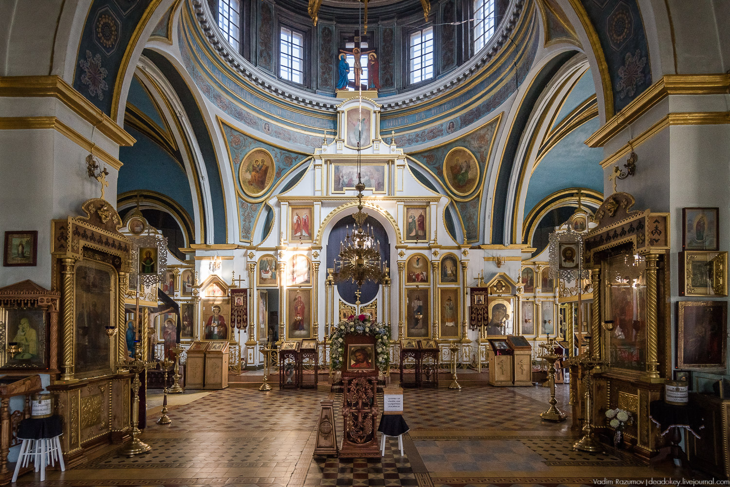 Казанский храм в Богородицке, интерьеры