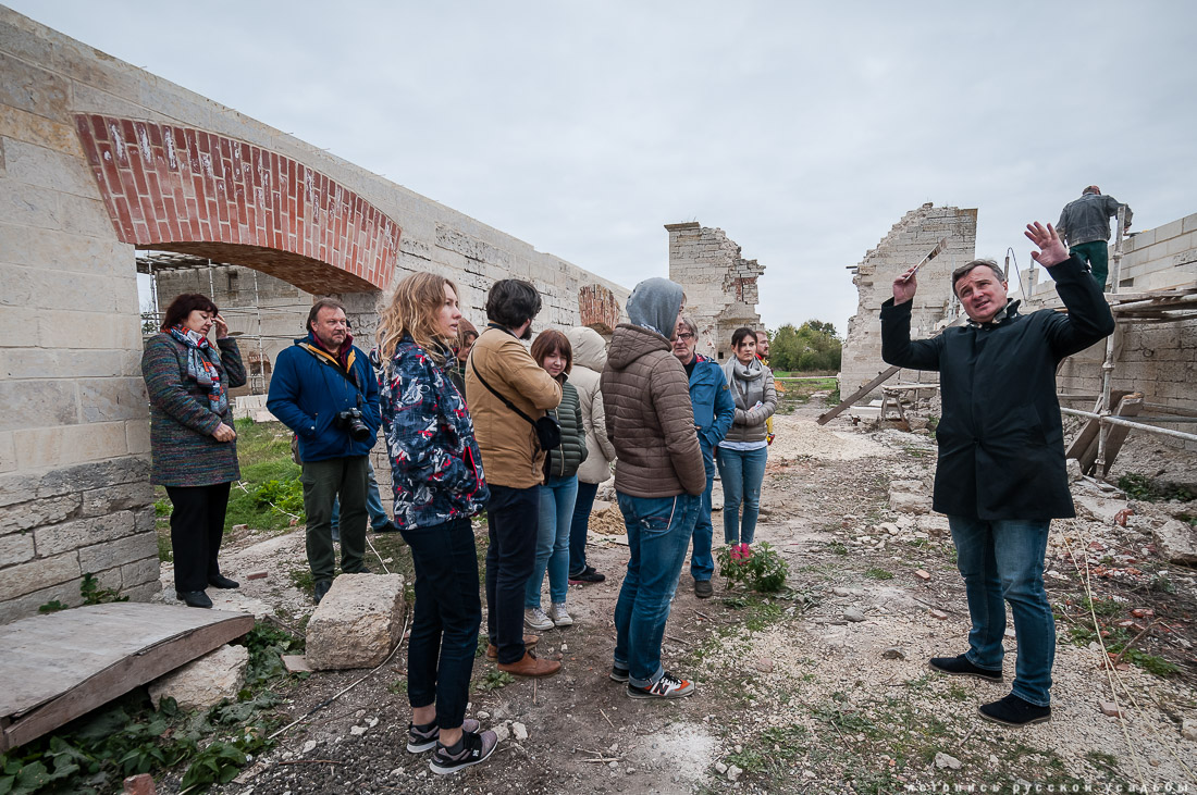 усадьба Скорняково-Архангельское, интервью с Алексеем Шкрапкиным