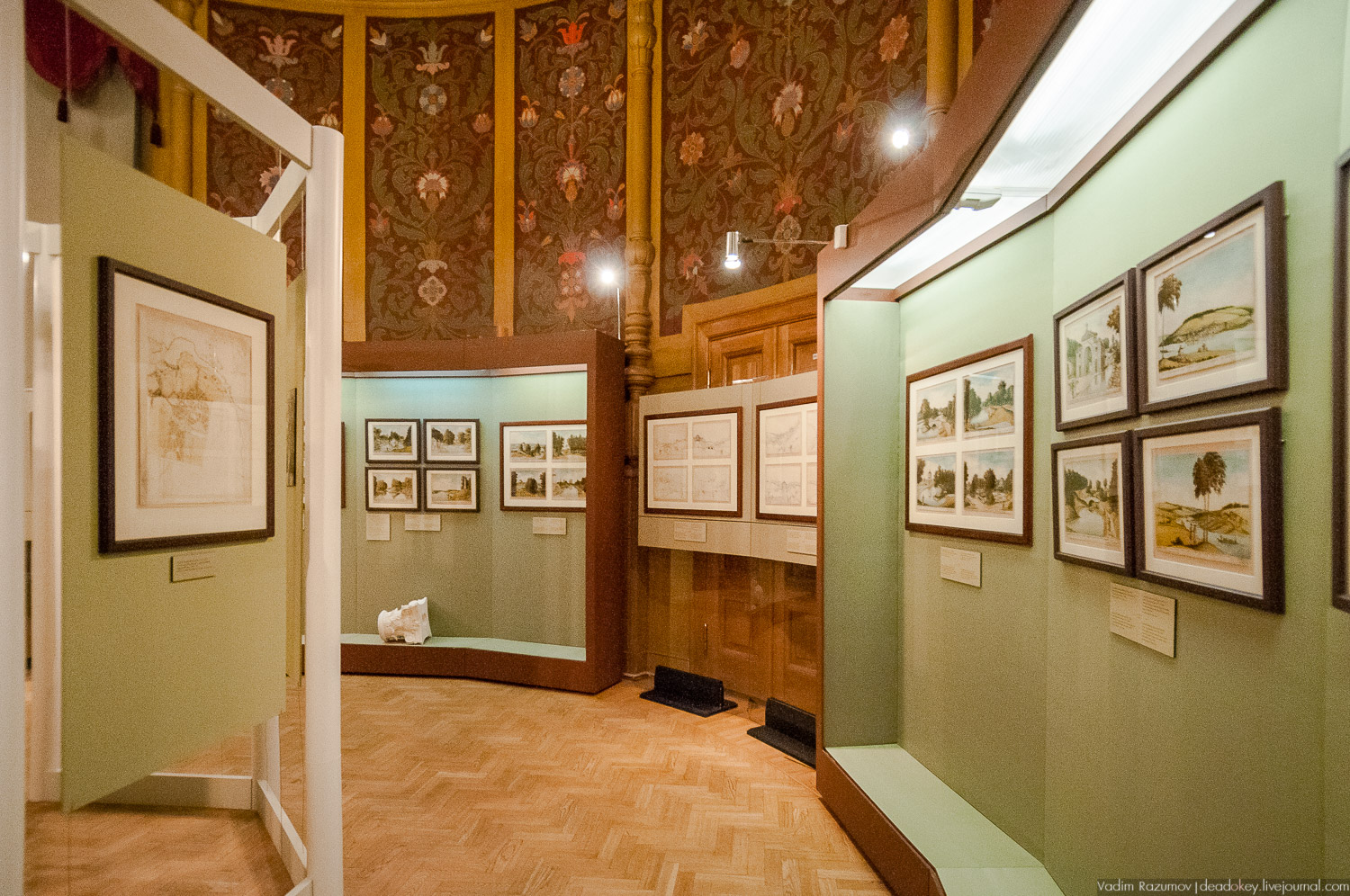 Выставка Монумент Садов Богородицких в ГИМ. Акварели Андрея Тимофеевича Болотова