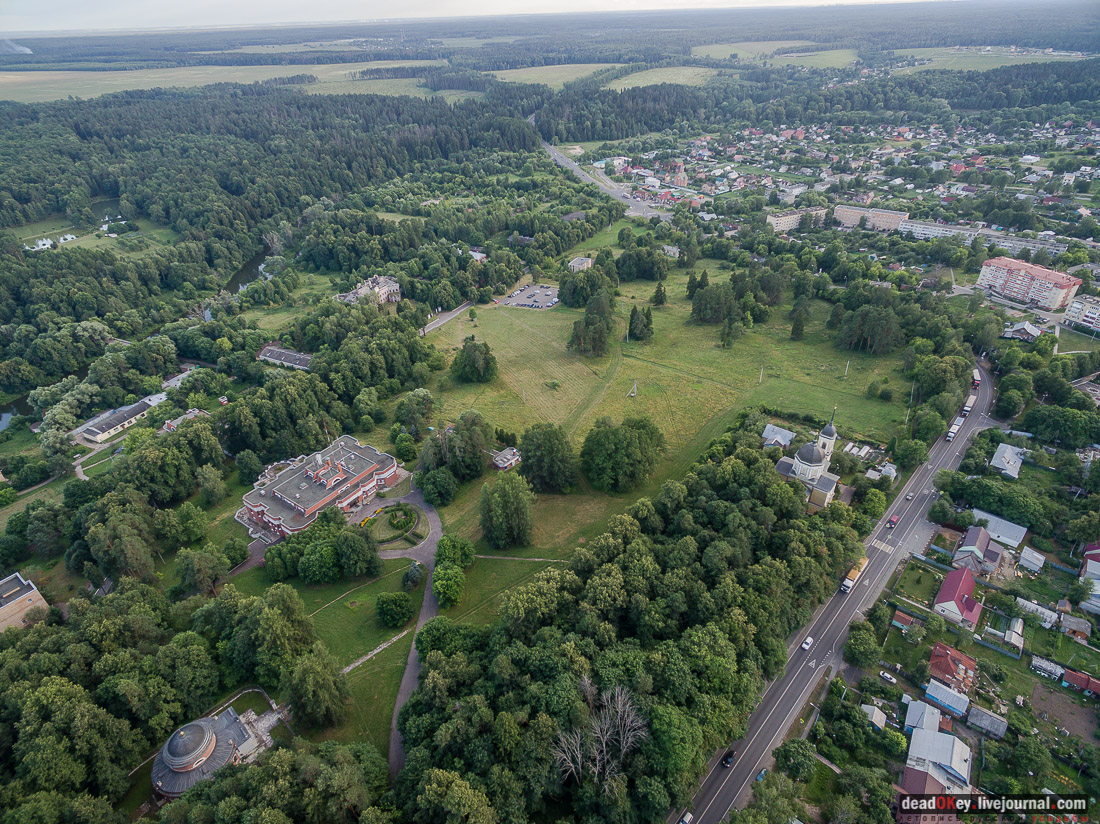 усадьба Семеновское-Отрада с квадрокоптера