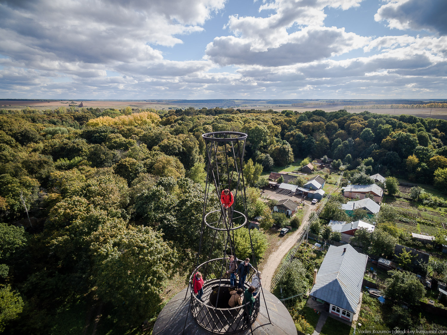 усадьба Полибино с дрона и квадрокоптера, Липецкая область