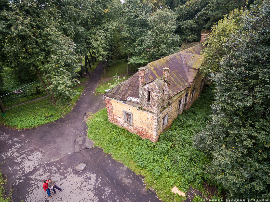 усадьба Суханово с квадрокоптера, помочь усадьбе