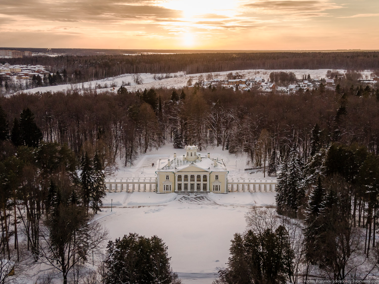 усадьба Валуево с дрона