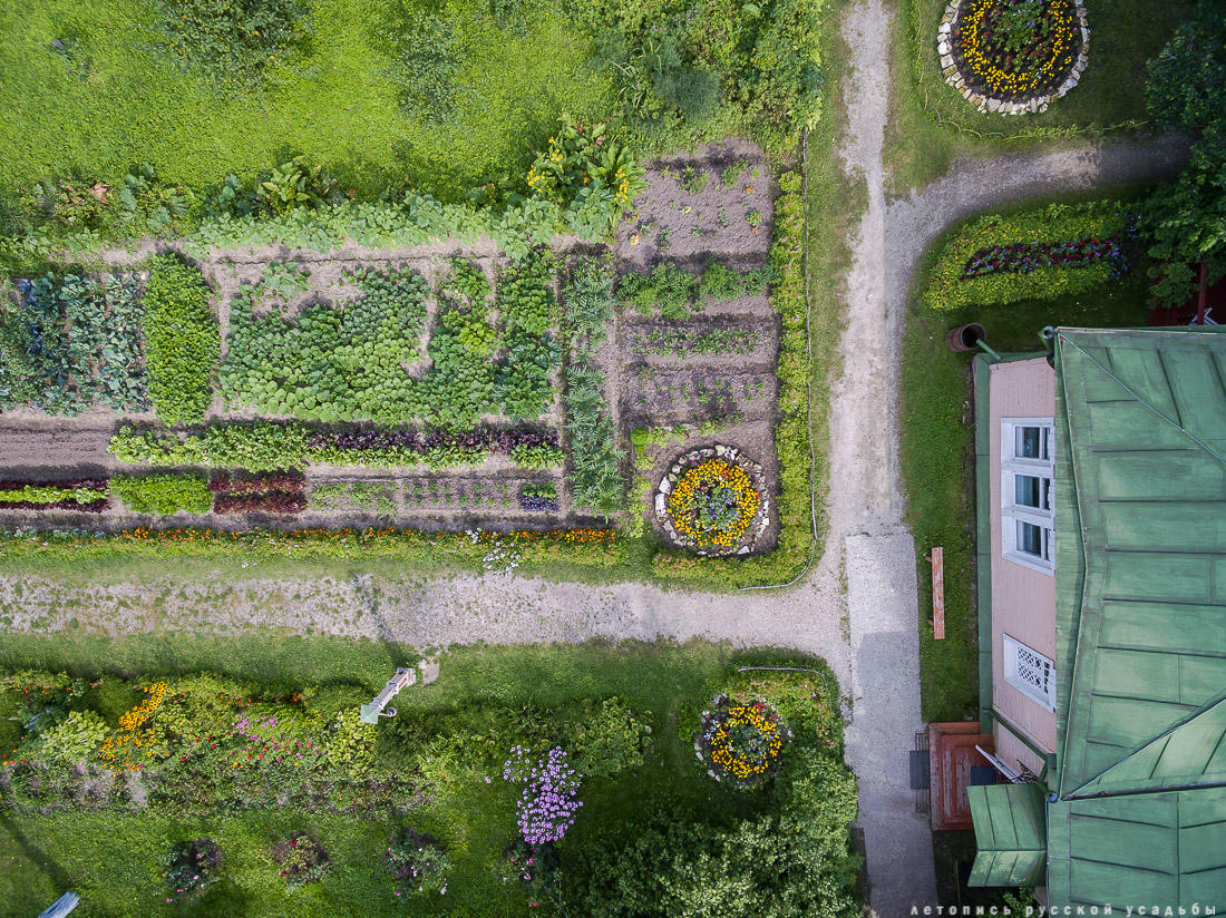 усадьба Мелихово с квадрокоптера