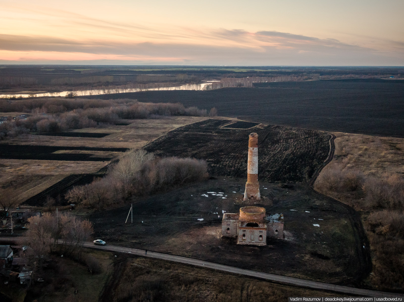Усадьба Ивановка, колокольня-маяк, Липецкая область, Добринский район