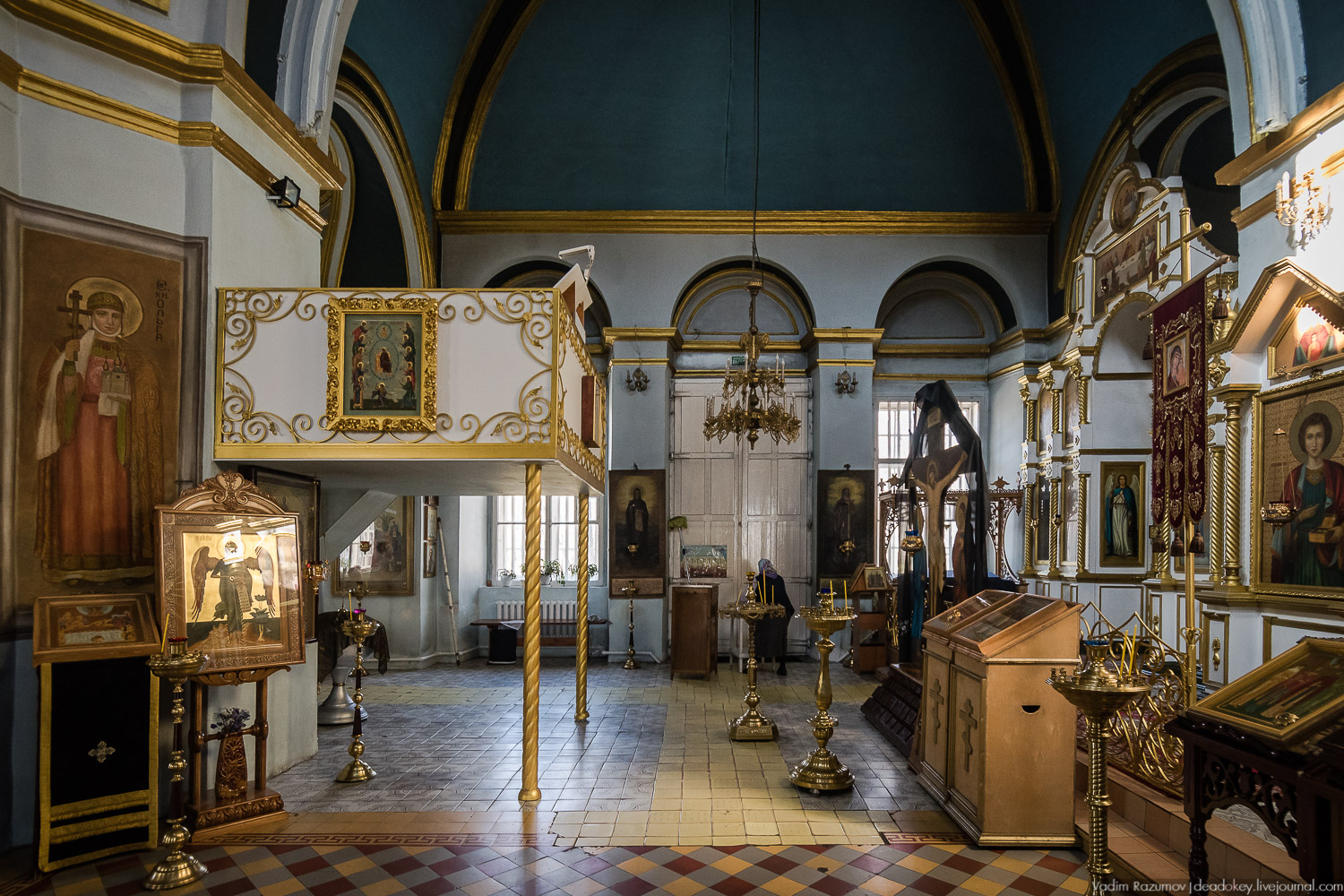 Казанский храм в Богородицке, интерьеры