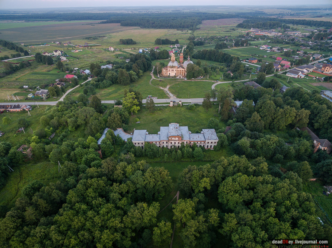 усадьба Ярополец Чернышевых с квадрокоптера