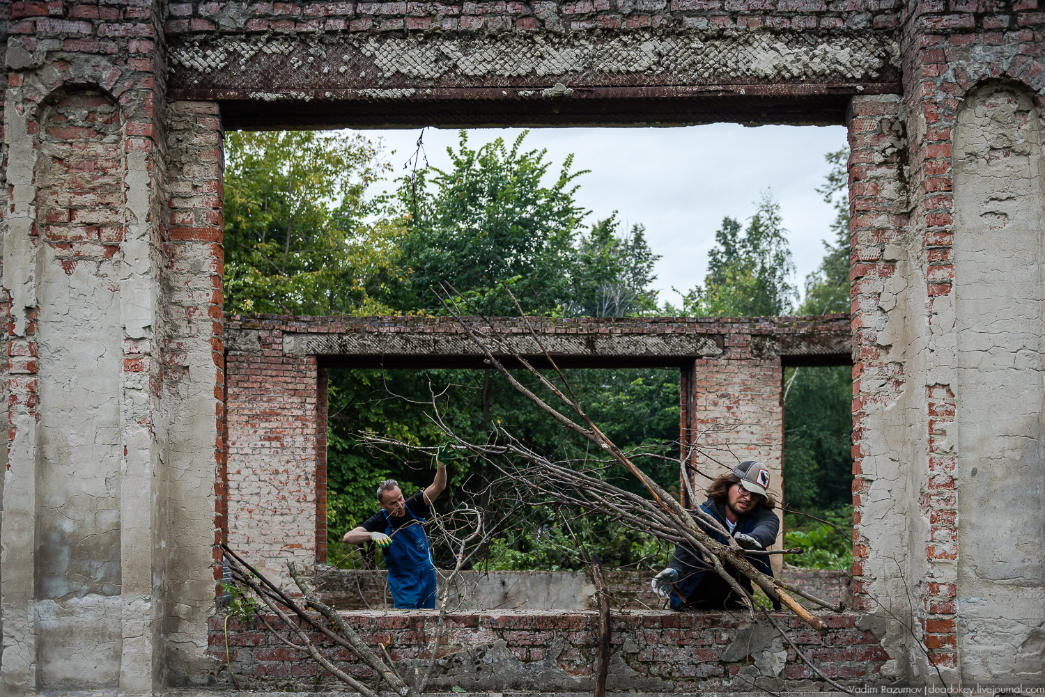 усадьба Никольское-Обольяниново, Усадебные волонтеры, субботник 17 августа 2019 года