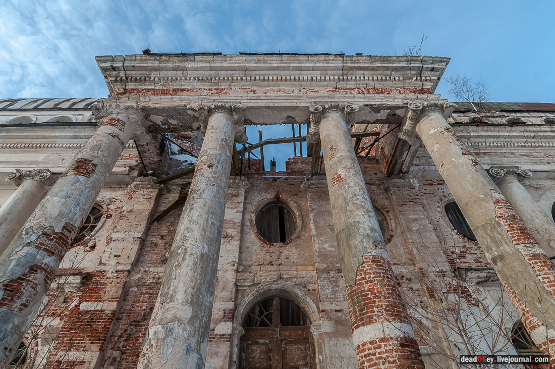 усадьба Ярополец Чернышевых. Началась реставрация Казанского храма