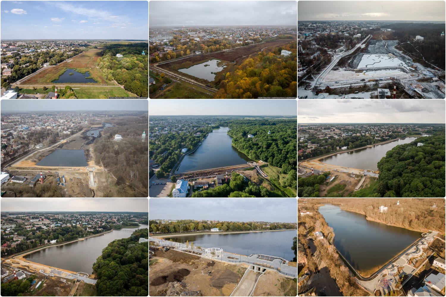 Богородицк, открытие плотины, приезд губернатора, Тульская область, дворец, пруды