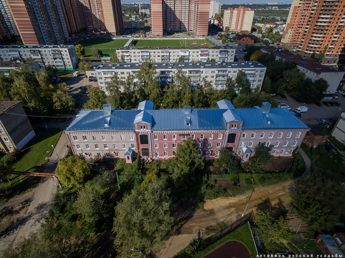 Поселок Октябрьский, фабрика Шорыгина с квадрокоптера