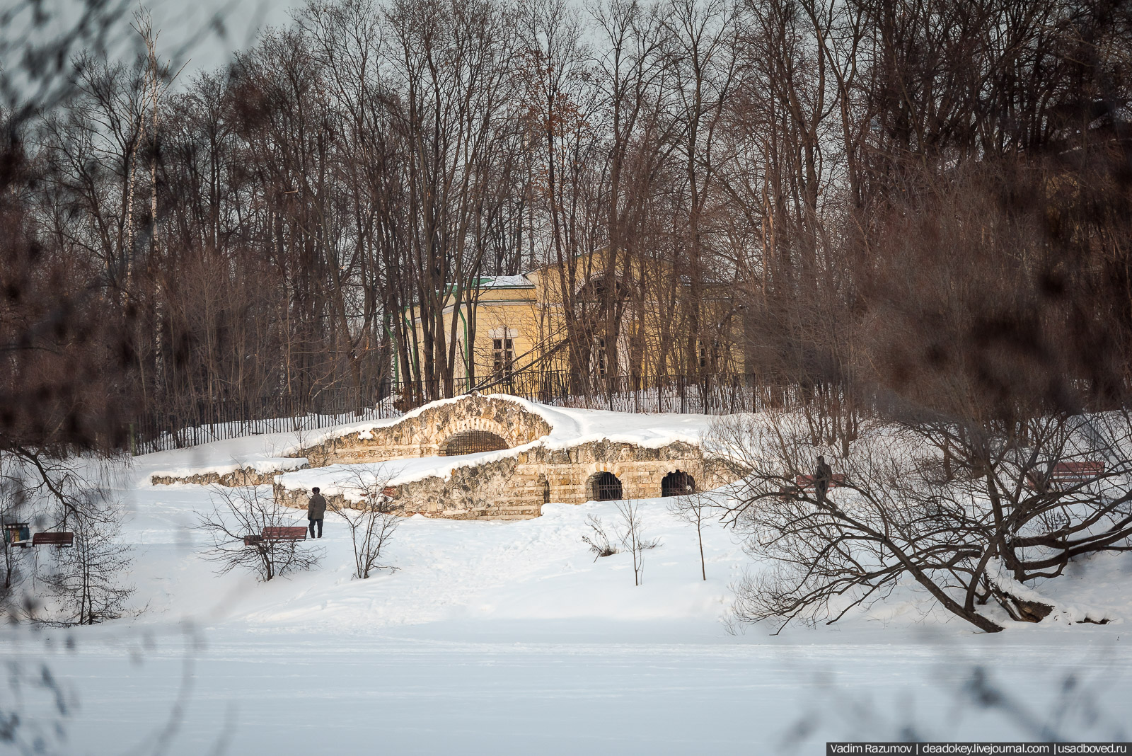 Усадьба Кузьминки, Москва, январь 2019 года