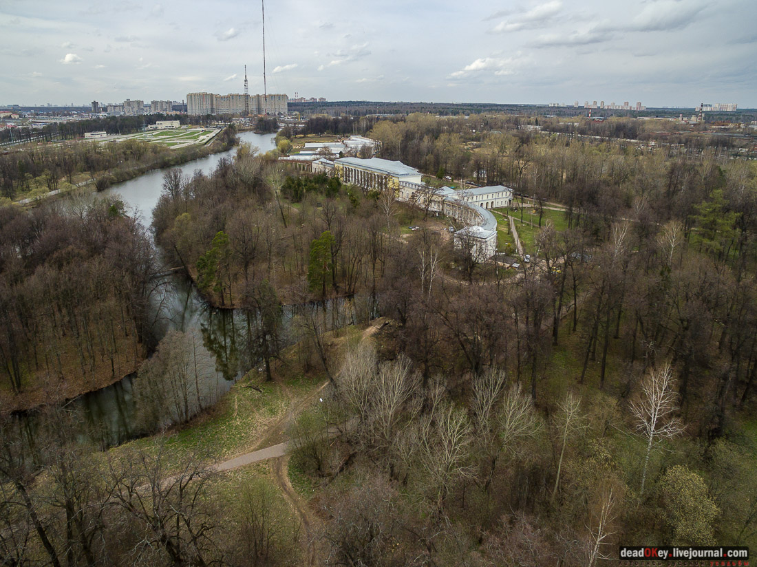 усадьба Горенки, вид с квадракоптера