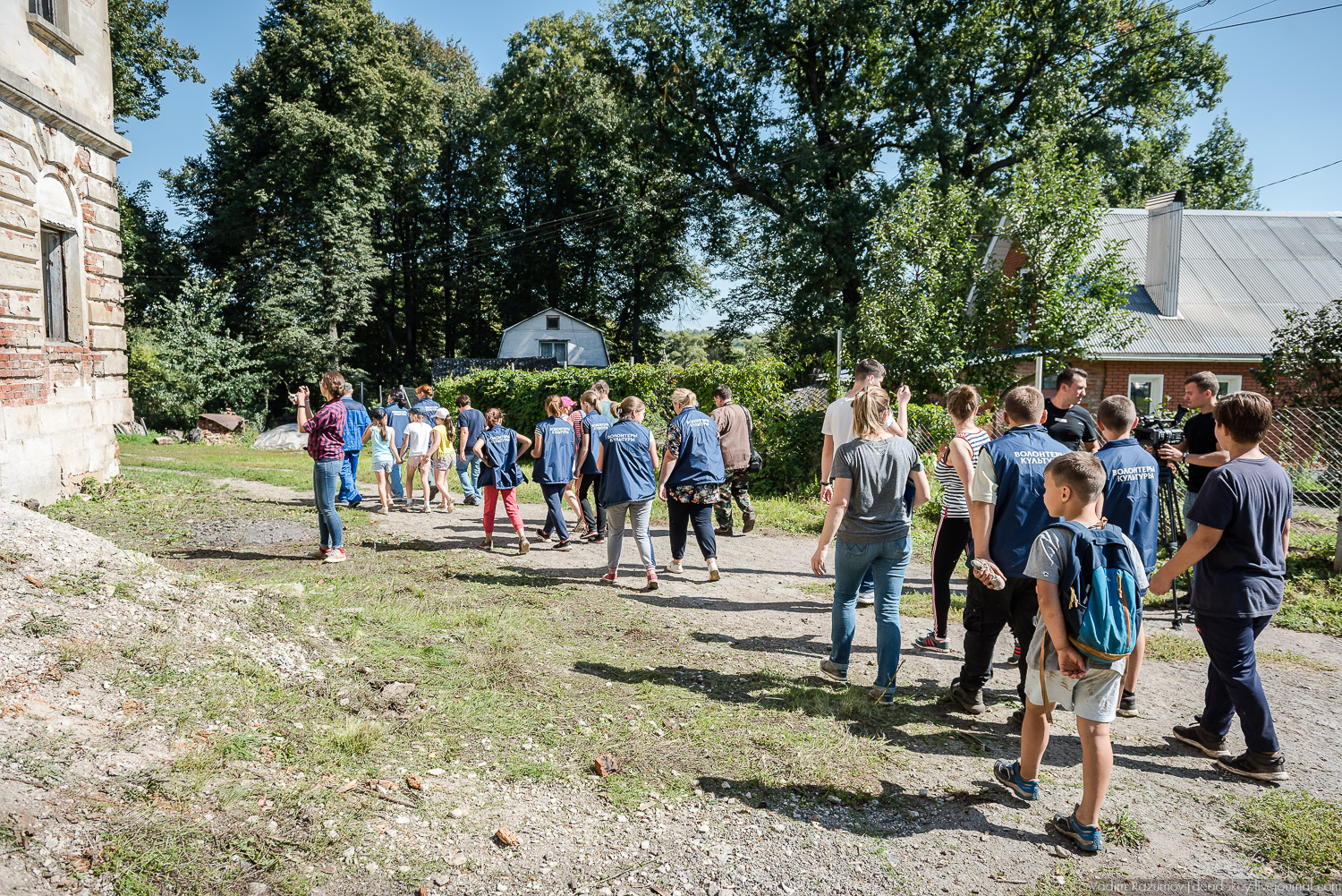 усадьба Сергиевское-на-Упе, Усадебные волонтеры 24 августа 2019 года