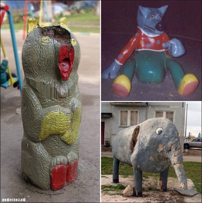 Игровая площадка - ужасы нашего городка