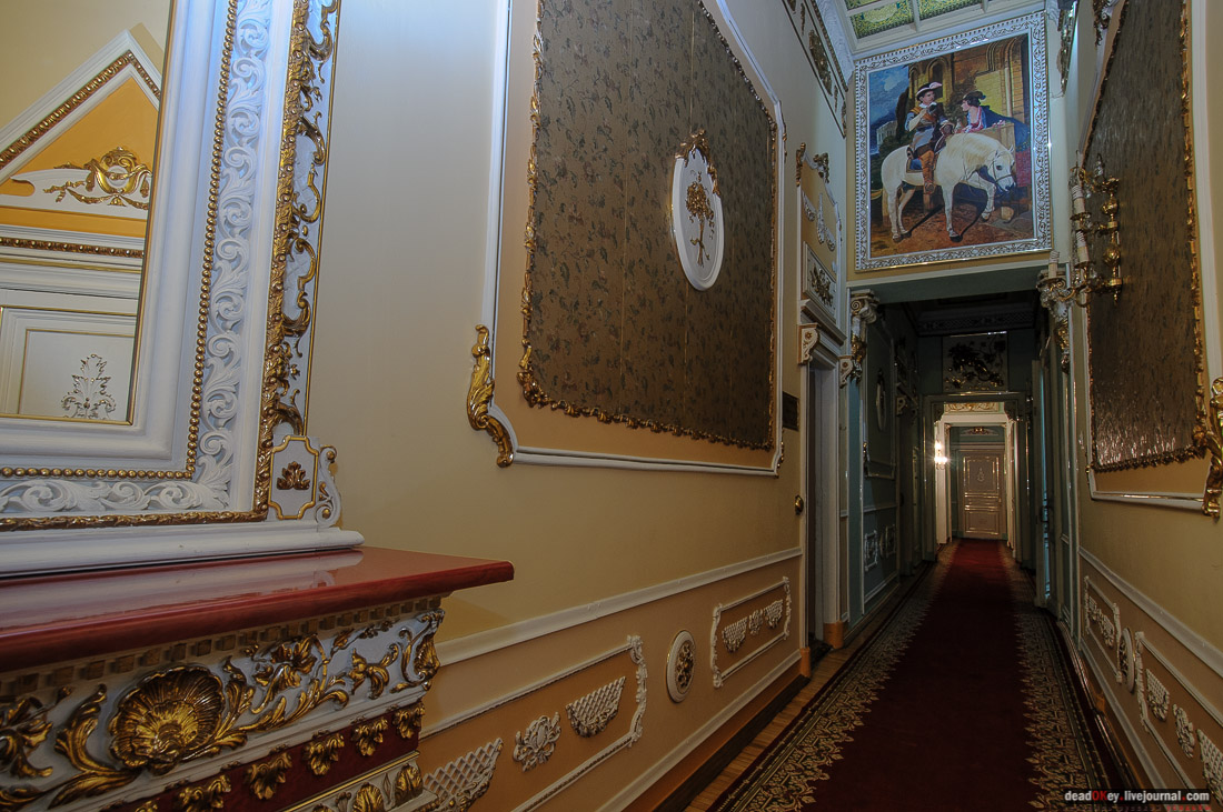 усадьба Коншиных, ул. Пречистенка д.16/2. Дом ученых. Интерьеры усадьбы.