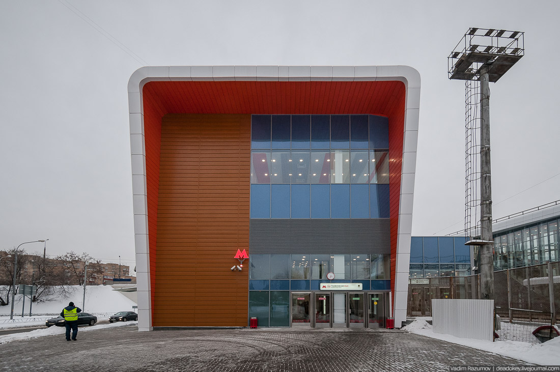 МКЖД. Станция Серебряный бор.