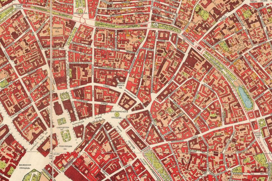 усадьба, палаты Пожарского, дом Ростопчиных и Денисова Орлова, ул. Большая Лубянка д.14